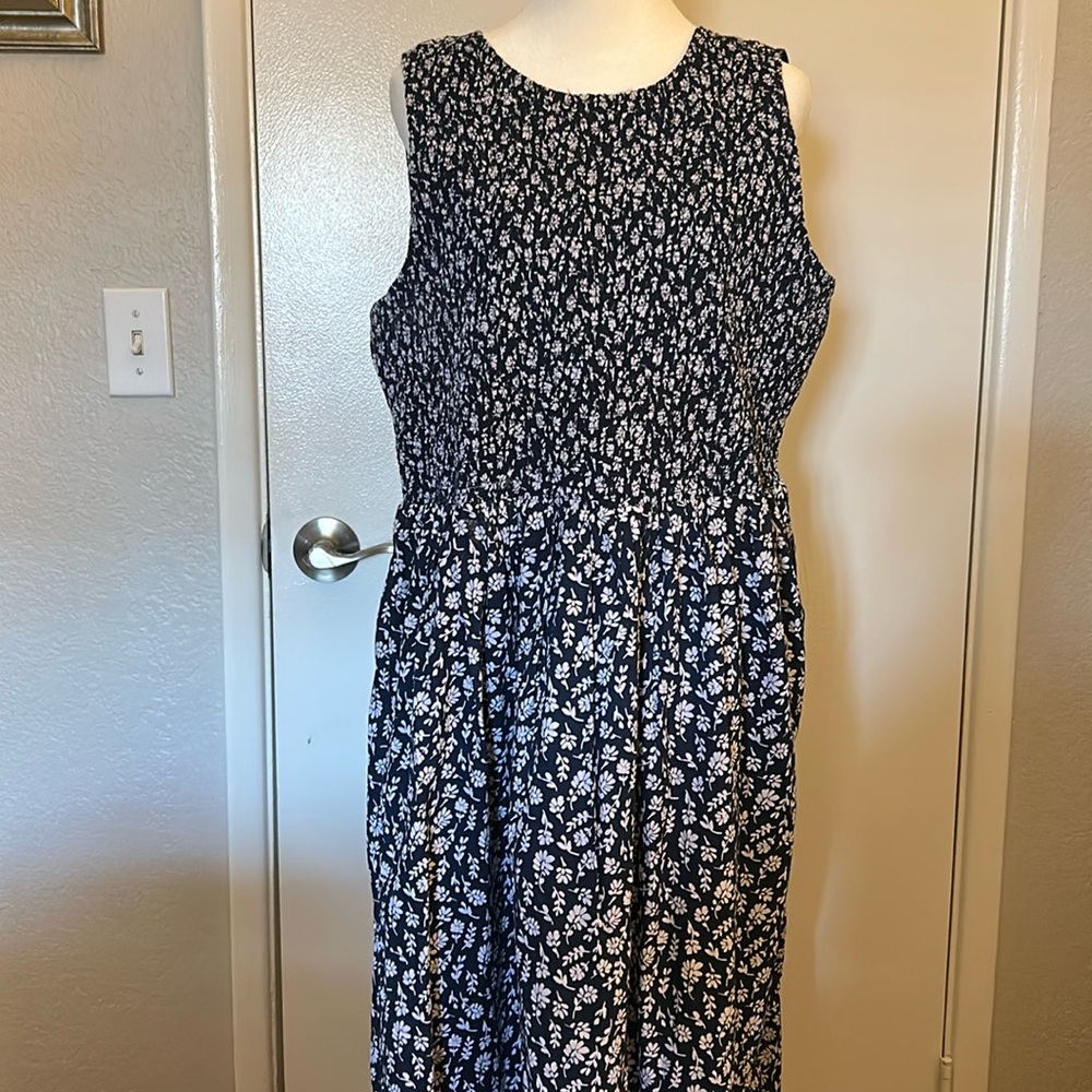 J Crew Midi sleeveless dress